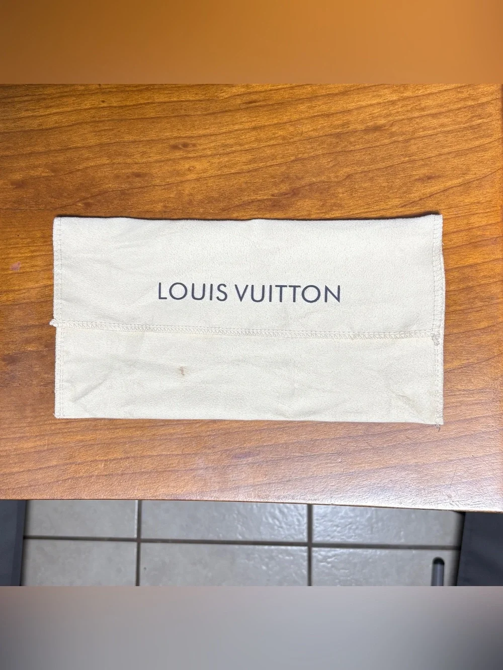 Louis Vuitton Empty Dust Bag Envelope Flap Style